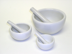 MORTAR WITH PESTLE 80 ML